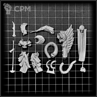 Описание картинки Lord of Slaanesh on Daemonic Mount от OldHammer Мастерская по цене 900руб | Свободный Рынок Миниатюр - СРМ