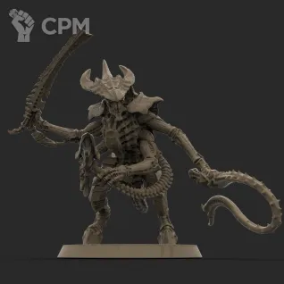 Описание картинки Tyranid Warriors / Воины Тиранидов (3 шт, базы в комплекте, битсы на выбор) от Кузница Миниатюр по цене 540руб | Свободный Рынок Миниатюр - СРМ