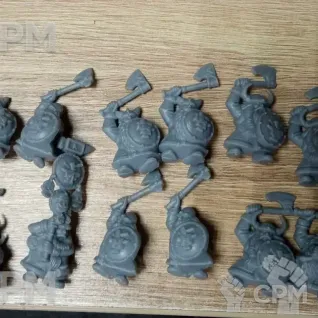 Описание картинки Dwarf Warriors от Xero по цене 700руб | Свободный Рынок Миниатюр - СРМ