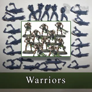 Описание картинки Necron Warriors от SaJRa по цене 1 000руб | Свободный Рынок Миниатюр - СРМ
