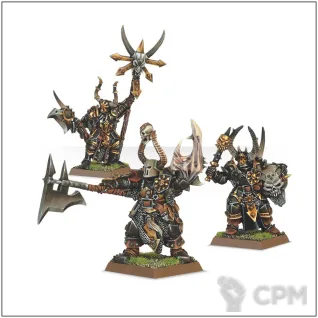 Описание картинки Chaos Chosen Command old ver. от OldHammer Мастерская по цене 500руб | Свободный Рынок Миниатюр - СРМ