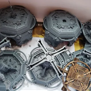 Описание картинки Пустошный террейн от Kazmin по цене 15 000руб | Свободный Рынок Миниатюр - СРМ