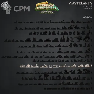 Описание картинки Wastelands Core Set от Studio Cockatoo по цене 4 500руб | Свободный Рынок Миниатюр - СРМ
