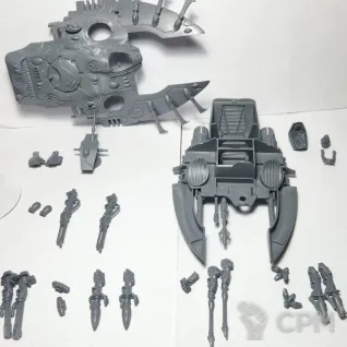 Описание картинки Wave serpent. Оригинал пластик от Shamkin по цене 6 000руб | Свободный Рынок Миниатюр - СРМ