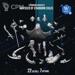 Описание картинки Wayseer of Starborn exiles от WebWay 3D по цене 450руб | Свободный Рынок Миниатюр - СРМ