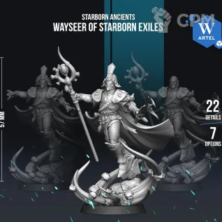 Описание картинки Wayseer of Starborn exiles от WebWay 3D по цене 450руб | Свободный Рынок Миниатюр - СРМ