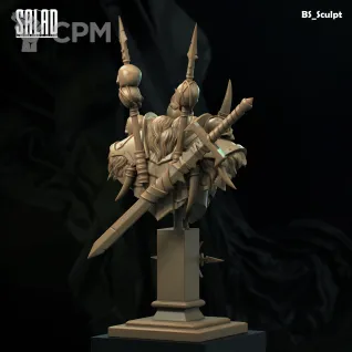 Описание картинки Wulfrik the Wanderer (Bust) от Naggaroth Night по цене 2 000руб | Свободный Рынок Миниатюр - СРМ