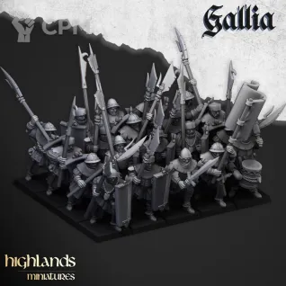 Описание картинки Bretonnia Men-at-Arms от Barduck Miniatures по цене 1 701руб | Свободный Рынок Миниатюр - СРМ