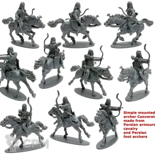 Описание картинки VXA046  Persian Armoured  Cavalry от Base 28 по цене 3 570руб | Свободный Рынок Миниатюр - СРМ