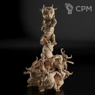 Описание картинки Nurglings Минифигурка (Warhammer) от GAS3TXD  по цене 2 100руб | Свободный Рынок Миниатюр - СРМ