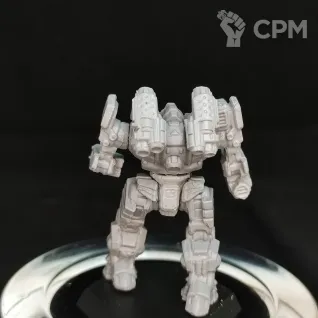 Описание картинки Gladiator GLD-4R (55 тонн) от Dwarf Pirate Foundry по цене 450руб | Свободный Рынок Миниатюр - СРМ