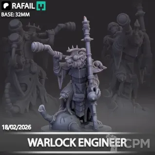 Описание картинки Warlock Engineer от Бруталити по цене 300руб | Свободный Рынок Миниатюр - СРМ