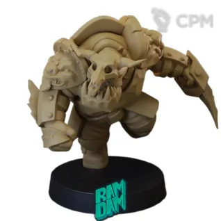 Описание картинки Blood Bowl - Orc Team от 3Д печать миниатюр по цене 2 777руб | Свободный Рынок Миниатюр - СРМ