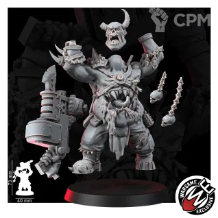 Описание картинки RENEGADES OF PAIN OGRUNS Огрины Хаоса от WastelandMiniatures по цене 850руб | Свободный Рынок Миниатюр - СРМ