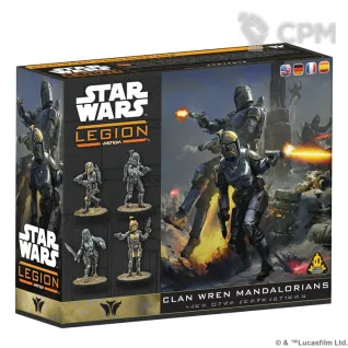 Описание картинки Star Wars: Legion - Clan Wren Mandalorians от StarkLogistics по цене 5 040руб | Свободный Рынок Миниатюр - СРМ