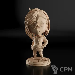 Описание картинки Momo Chibi Фигурка (DanDaDan) от GAS3TXD  по цене 2 000руб | Свободный Рынок Миниатюр - СРМ