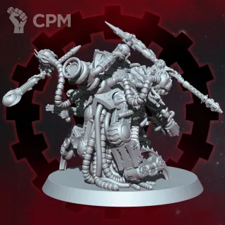 Описание картинки Tech-Priest Dominus от 3Д печать миниатюр по цене 631руб | Свободный Рынок Миниатюр - СРМ
