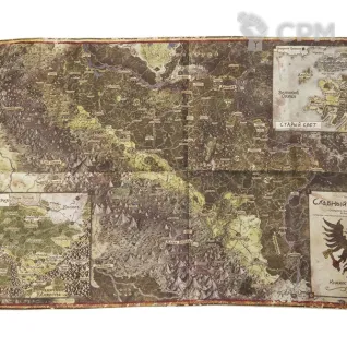 Описание картинки WFRP4. Карта Рейкланда от Каджит по цене 1 998руб | Свободный Рынок Миниатюр - СРМ