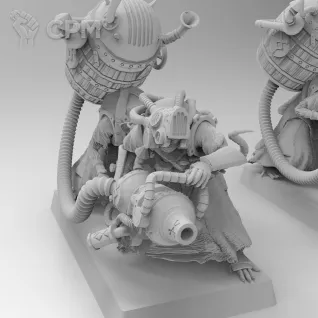 Описание картинки Warpfire Skaven Flamethrower от Zakat-3D по цене 325руб | Свободный Рынок Миниатюр - СРМ