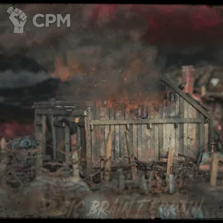 Описание картинки Набор - сгоревший сарай ✠ TRENCH CRUSADE ✠ 1-2-ая мировая от Big Brain Terrain по цене 3 250руб | Свободный Рынок Миниатюр - СРМ