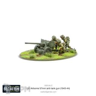 Описание картинки US Airborne 57mm anti-tank gun от  по цене 900руб | Свободный Рынок Миниатюр - СРМ