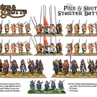 Описание картинки Battalia Starter Army Box (80 Inf, 24 Cav, 10 Firelocks) от Base 28 по цене 11 750руб | Свободный Рынок Миниатюр - СРМ