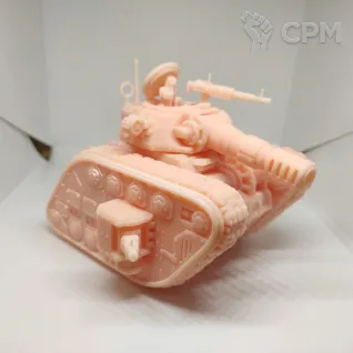 Описание картинки Танк Леман Русс от Орки с наГорки по цене 1 900руб | Свободный Рынок Миниатюр - СРМ