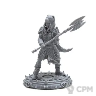 Описание картинки Female Barbarian 28mm от Fantasy Minis по цене 550руб | Свободный Рынок Миниатюр - СРМ