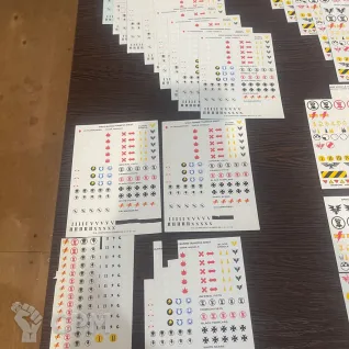 Описание картинки Space Marine Transfer Sheet (Декали) от Koba0 по цене 350руб | Свободный Рынок Миниатюр - СРМ
