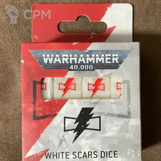 Описание картинки White Scars Dice Set от Stranger82 по цене 2 500руб | Свободный Рынок Миниатюр - СРМ