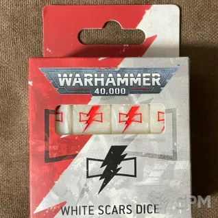 Описание картинки White Scars Dice Set от Stranger82 по цене 2 700руб | Свободный Рынок Миниатюр - СРМ