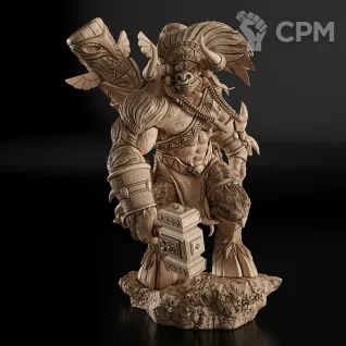 Описание картинки Baine Bloodhoof Фигурка (World of Warcraft) от GAS3TXD  по цене 5 600руб | Свободный Рынок Миниатюр - СРМ