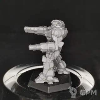 Описание картинки Энфорсер ENF-4R (50 тонн) от Dwarf Pirate Foundry по цене 450руб | Свободный Рынок Миниатюр - СРМ