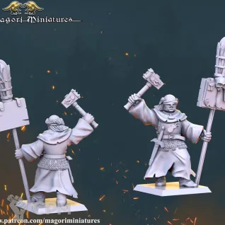 Описание картинки Warrior Priest of Sigmar от MrMetalHorror по цене 350руб | Свободный Рынок Миниатюр - СРМ