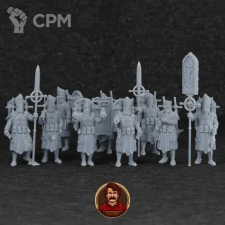 Описание картинки TRENCH CRUSADE - PRINCIPALITY OF NEW ANTIOCH - TRENCH CLERIC SET (18 POSES) от Manufactorum76 по цене 2 550руб | Свободный Рынок Миниатюр - СРМ