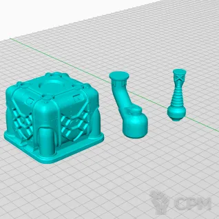 Описание картинки Большой интерьерный набор для убежища. от Studio Cockatoo по цене 5 500руб | Свободный Рынок Миниатюр - СРМ