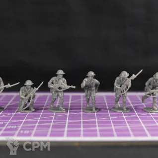 Описание картинки Британская пехота в штыковой атаке (6 миниатюр) / масштаб 1:56 / 28мм от DModels по цене 350руб | Свободный Рынок Миниатюр - СРМ