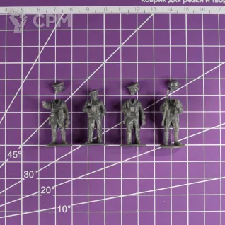 Описание картинки Штаб генерала Монтгомери (4 миниатюры) / масштаб 1:56 / 28мм от DModels по цене 220руб | Свободный Рынок Миниатюр - СРМ