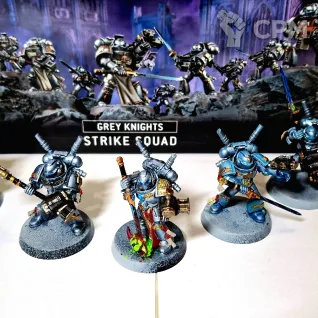 Описание картинки Grey Knigths: Strike Squad от Varash по цене 5 400руб | Свободный Рынок Миниатюр - СРМ