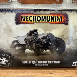 Описание картинки Ironhead Squat Svenotar Scout Trikes от WarhammerBaby по цене 5 000руб | Свободный Рынок Миниатюр - СРМ