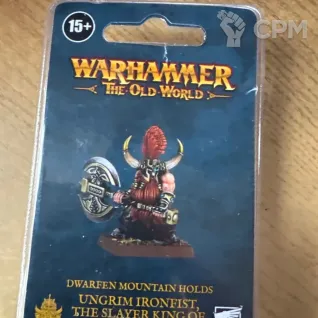 Описание картинки Ungrim Ironfist, the Slayer King of Karak Kadrin от zurdo по цене 5 600руб | Свободный Рынок Миниатюр - СРМ