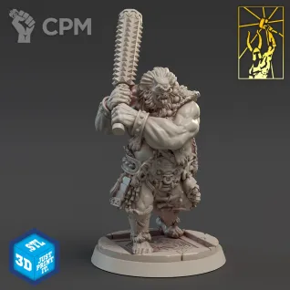 Описание картинки demon Oni от 3DPrintClub по цене 380руб | Свободный Рынок Миниатюр - СРМ