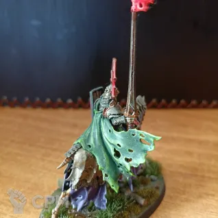 Описание картинки Wight king on skeletal steed от Vittorio по цене 2 500руб | Свободный Рынок Миниатюр - СРМ