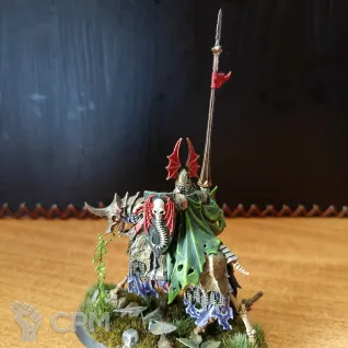 Описание картинки Wight king on skeletal steed от Vittorio по цене 2 500руб | Свободный Рынок Миниатюр - СРМ