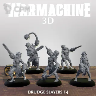 Описание картинки Drudge Slayers от Manufactorum76 по цене 1 600руб | Свободный Рынок Миниатюр - СРМ