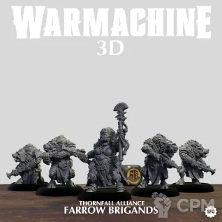 Описание картинки Thornfall Alliance Farrow Brigands от Manufactorum76 по цене 900руб | Свободный Рынок Миниатюр - СРМ