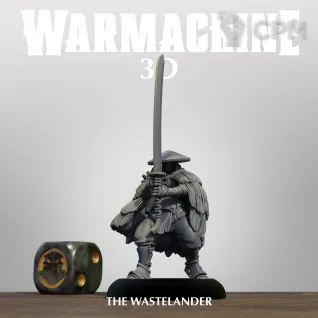 Описание картинки The Wastelander от Manufactorum76 по цене 175руб | Свободный Рынок Миниатюр - СРМ
