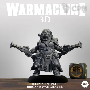 Описание картинки Brigand War Valkyrie от Manufactorum76 по цене 225руб | Свободный Рынок Миниатюр - СРМ