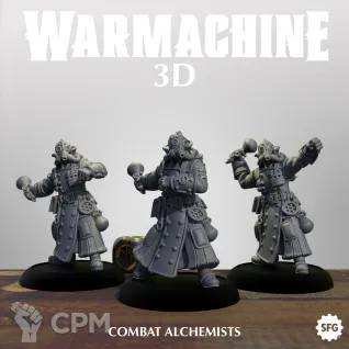 Описание картинки Combat Alchemists от Manufactorum76 по цене 480руб | Свободный Рынок Миниатюр - СРМ