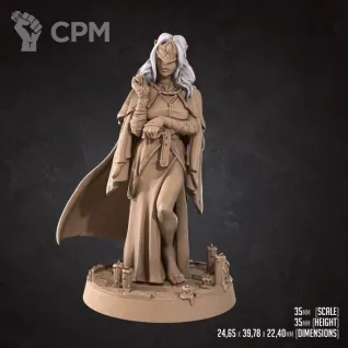 Описание картинки ХРАНИТЕЛЬНИЦА ОЧАГА (Dark Souls) масштаб 35мм от Mind Mash print  по цене 490руб | Свободный Рынок Миниатюр - СРМ